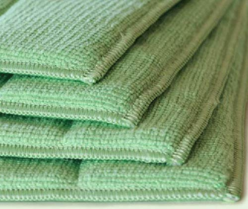 Mikrofaser Power Pads 4 Stück Set - handlich, gründlich, universell -Schwammtuch 23 x 17 cm, Grün