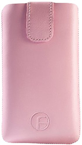 Favory 43534075 absaugart Pink Handy-Schutzhülle Hülle Etui für Mobiltelefone Entnahme-Etui, Swisstone, BBM 320, Pink