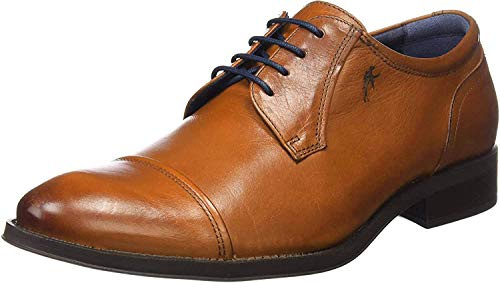 Fluchos Heracles Zapatos de Cordones Derby, Hombre, Marrón (Cuero 000), 45 EU (10.5 UK)