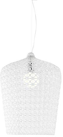 Kartell 09175B4 A++ to E, Kabuki, Plastik, Transparent, 50 x 50 x 73 cm