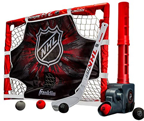 Franklin Sports Mini Hockey Automatic Passer, Goal & Target Set