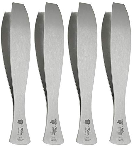 May Set 4 x Solinger Fisch Pinzette - Fisch Entgräter - Grätenzange - Grätenpinzette - Edelstahl