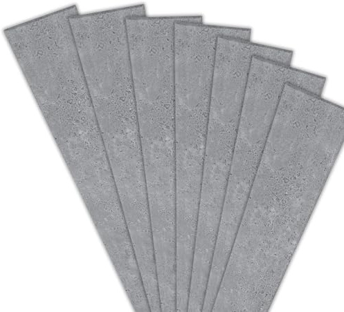 20m² / 120 Stück Deckenplatten Deckenpaneele Deckenverkleidung Beton Optik Betonlook Polystyrol XPS Imitat Wandpaneelen P43 Styropor 100x16,7cm