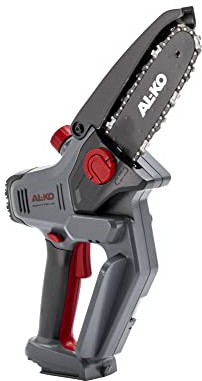 AL-KO sladdlös minimotorsåg CSM 1815, 18 V Li-Ion, 15 cm skärlängd, skärtjocklek 13 cm, SDL® Smart dynamic lubrication, inklusive batteri, laddare, bärväska och kedjeolja