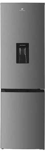 Réfrigérateur congélateur bas - CONTINENTAL EDISON - 325L - Total No Frost (Sans givre)- distributeur d'eau- Inox