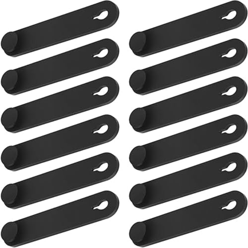 12PCS Fascette per cavi in gomma organizer per cavi cinghia di gestione del filo per moto auto prodotto meccanico cavo caricabatterie domestico 57x12mm