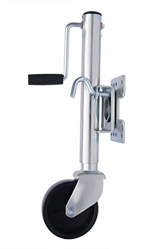 QRANSEUYXY Ruota di supporto automatica, 60 mm, per rimorchi, roulotte, camper