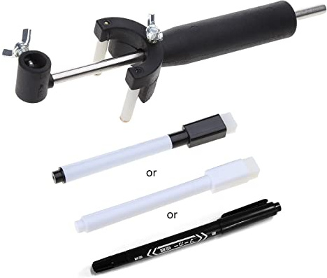 Woodworking Arc-Scriber Straight Linear-Arc Dual-purpose Ruler Parallel Line Drawing Measuring Gauges Wood Scriber Tool Repair Wheel Scratch Woodworking-linear Arc-scriber Straight Linear-arc Ruler