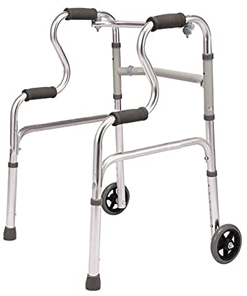 Rollator Lauflernhilfe Klappbar Lauflernhilfe Rehabilitation Hilfsgehhilfen Höhenverstellbar Ältere Gehhilfe Mobilitätshilfe Hohe Rollmobilität Gehhilfe für Senioren und Erwachsene Stern des Lichts