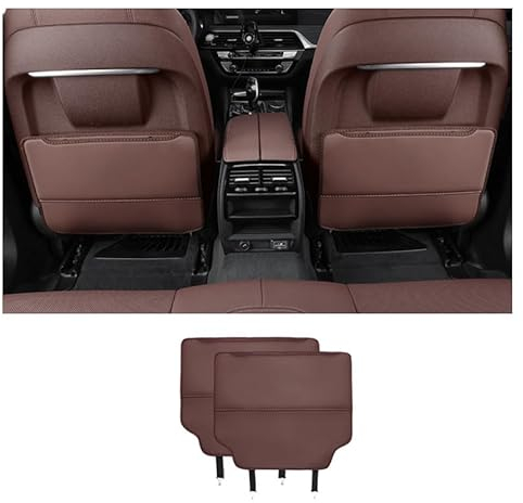 QWTYAFDD Anti Kick Polster für die Rückenlehne des Autositzes,für VW Touran 2006-2015 wasserdicht Anti-Kick Pads Autositz RüCkenlehnenschutz,B