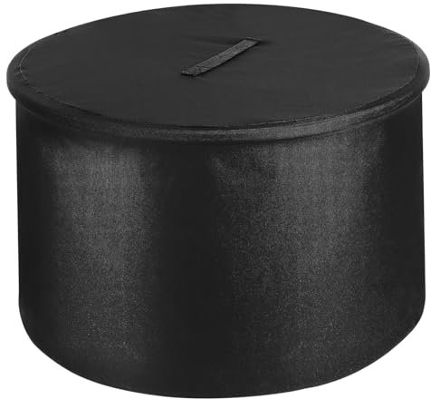 OFFSCH Resistente Oxford Tapa Redonda para Protección para Cuenco De Fuego Exterior Estufa Barbacoa Patio