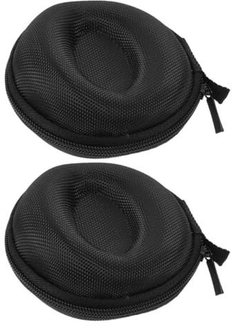 CALLARON Étui à Montres Capacité 2 Montres Noir 2pcs Résistant aux Chocs et Anti-Perte pour Hommes pour Voyage et Usage Quotidien