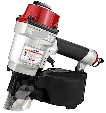 Agrafeuse Murale, CN55 Pneumatique Pistolet À Clous Air Cloueuse for Travail Du Bois Meubles Toit Revêtement Outil Roulette Heavy Duty Auto Cloueuse pour Tapisserie, Matériel de Fixation, Décoration