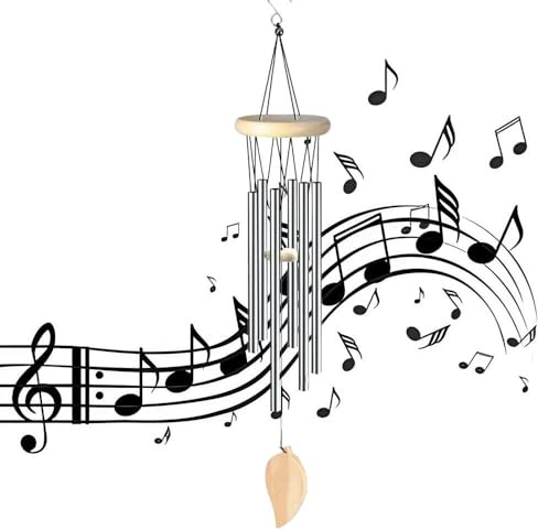 Wind Chimes, 27 Inch Garden Windchimes for Yard Home Outdoor Indoor, Weather Resistant Wind Chime for Outside