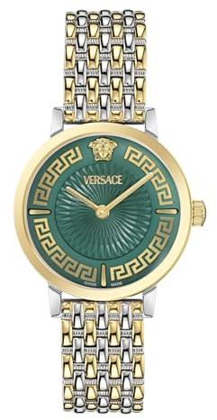 Versace Damen Analog Quarz Armbanduhr Greca Fortuna