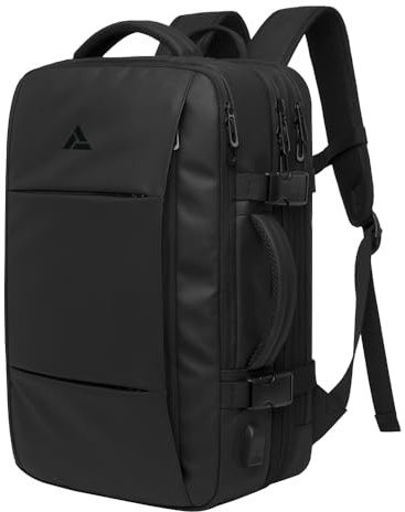 Arrivly Reseryggsäck för Kvinnor och Män – Vattentålig Kabinryggsäck 55x40x20, 50–65L med Fack för 17-tum Laptop – Perfekt för Fritid och Resor