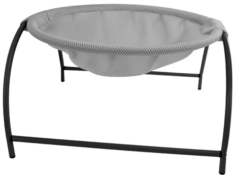 ZBFGEPLV Kattsäng, hängmatta för husdjur, andningsbar och uppfriskande soffa, 1 styck (ljusgrå)