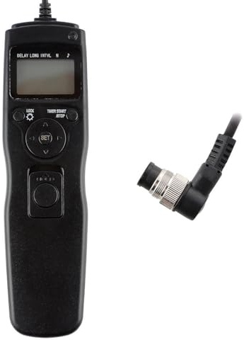 Timer Remote Control Switch Intervalometer Shutter Release Cable Cord Compatible with Nikon D800 D810 D850 D100 D200 D300 D1 D1h D1x D2H D2x D2Xs D3 D3s D3x D4 D4s - TCMC30