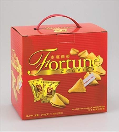 Jardin chinois Fortune Cookies Gift Box (30 emballés individuellement) 210g