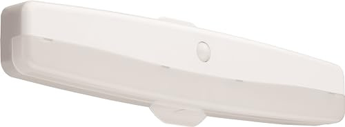 Lithonia Lighting LED Flush Mount Closet Light, 18 Inch Motion Sensor Closet Light Fixture for Bedroom, Bathroom, Storeroom, Pantry or Utility Room, Damp Rated, Hardwired (FMMCL 18 840 PIR M4)