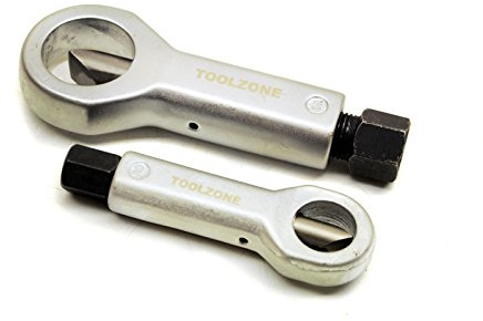 AB Tools 2pc Nut Splitter Cutter TE261, 12mm-22mm, Chrome Vanadium Steel with Chrome Molybdenum Hardened Blade