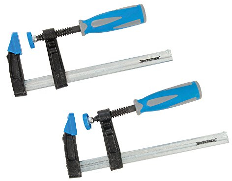 Silverline 590588 F-Clamp Set 2pce 150 x 50 mm