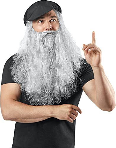 Rubies Heroes in History Leonardo Da Vinci Kit for Adults, Men's No Size Gray
