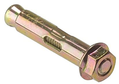 Merriway BH03986 (2 Pcs) 8.8 Steel Projecting Bolt Sleeve Anchor, M6 x 8 x 40 mm - Pack of 2 Pieces