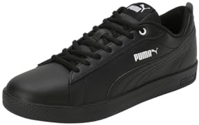 Puma Women Puma Smash Wns V2 L Sneakers, Puma Black-Puma Black, 7 UK