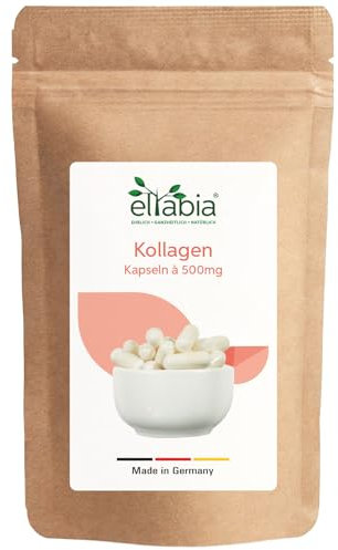 Cápsulas de colágeno, 500 unidades, alta dosis diaria de 1500 mg, péptidos hidrolizados de alta calidad para bovinos