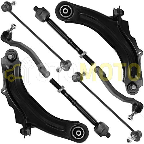 Bras de suspension avant pour MEGANE II SCENIC II 2 triangle, rotule, biellette 8 pièces