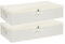 YheenLf 2-Pack Under Bed Storage Box with Lid, Foldable Wardrobe Organiser with Reinforced Handles for Blanket, Sheets, Clothing, Shoes, Beige, 60×30×15 cm