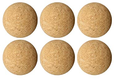 Bitong Tischfußballbälle, Kork-Tischfußballball, Ersatz-Tischkicker 36 Mm, Kork-Ersatzbälle Für Tischfußball, Leise Und Handlich, Liege-Tischkickerbälle, Tischfußball-Zubehör