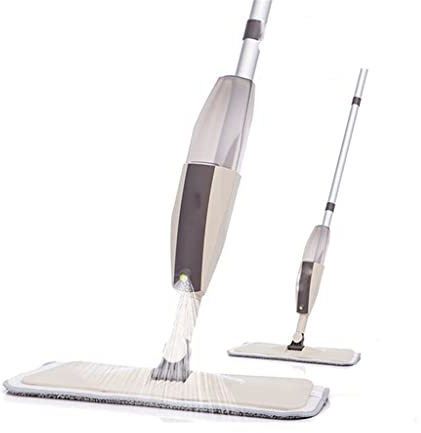 PEJLHK Mopa con pulverizador de 360 grados para el hogar, cocina, laminado, madera, azulejos, limpieza de suelos (una fregona) práctica