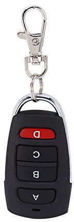 Duplicatore di telecomando wireless 433 MHz, portachiavi universale per cancelli auto e porte del garage, facile programmazione multifunzione trasmettitore di ricambio