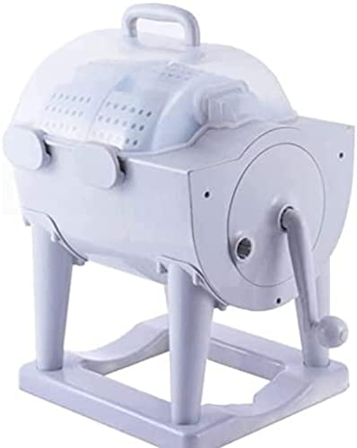 Tragbare Waschmaschine, Nicht elektrische manuelle Waschmaschine mit Trockner, ökologische Mini-Waschmaschine mit Handkurbel, kompakte Wasch- und Dörrwaschmaschine, Campingwaschmaschine