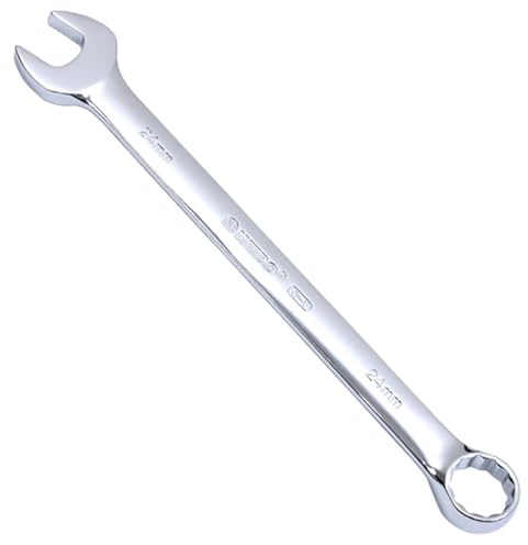 WEDO Combination Wrench, Combination Spanner,12-Point Design,15-Degree Offset,Size 31mm,Length 373mm,Cr-V, Corrosion Resistant, One-time Die-forged,Polished Smooth Surface