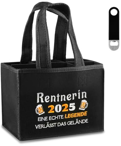 Belillpipi Geschenk zum 18 30 40 50 60 Geburtstag Mann Frau, Männerhandtasche Bier Geschenke für Vatertag Muttertag Weihnachten (Ruhestand)