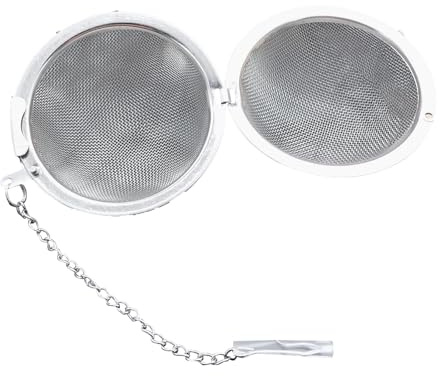 Infusore Per Tè, Infusore Per Tisane A Rete Extra Fine, Filtri A Rete In Acciaio Inossidabile Con Gancio A Catena E Maglia Extra Fine, Colino Per Aromatizzare Spezie E Cond