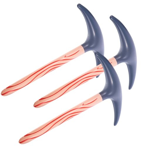 Beaupretty 3pezzi Piccone Gonfiabile Giocattolo in PVC Tappo d Aria Nascosto Piccone Interattivo per Esercizi di Colpi e Presa Accessorio per Feste Tema e Compleanni