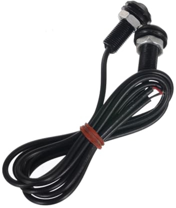MUELODSIC Ampoules Led Œil D'aigle 18 Mm 2 Pièces 12 v Étanches Pour Feux De Brouillard Et Feux De Recul Voiture Moto Éclairage Solide
