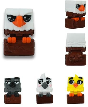 Koala Studio Fidget Aigle Clicker Anti-Stress Oiseau Idées Cadeaux Adultes - Anniversaire Noel Fêtes Anxiété Format de Poche Bureau Petit Léger Gadget Animal Pression Touche