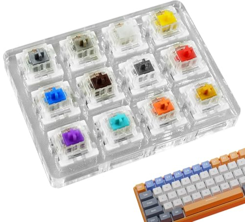 Mechanical Keyboard Switches Tester - Precision Switch Sampler | Multi-Axis Key Test Function Tool for Accurate Keyboard Switch Testing, Comparison, and Evaluation for Mechanical Keyboards