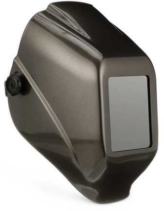 Jackson Safety HLX 100 Welding Hood - Fixed Front Welding Helmet - Shade 10, ANSI Z87.1 - Heavy Metal Gray
