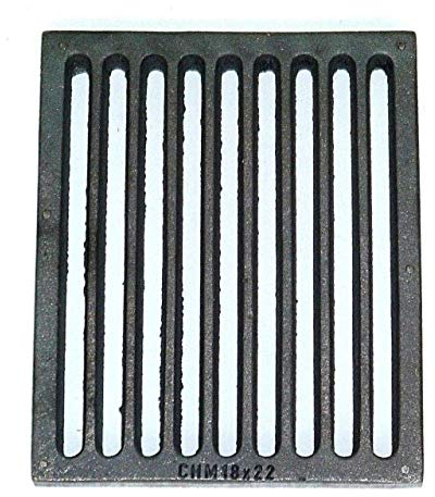 Powermat Ofenrost Gussrost für Hark 48 Kamin Ofen Ascherost Tafelrost Kaminrost 22x18 cm