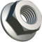 M16 Écrous à Bride Embrase Dentelée (Paquet de 5) Hex Zingué Contre-écrou pour Boulons/Vis - Hexagonaux Écrou de Fixation en Acier Allié Norme Certifiée DIN 6923 (16mm)