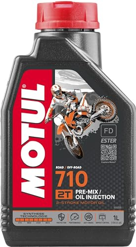 Motul 2-Takt Öl Vollsynthetisch 710 2T - API TC - Ester-Technologie | 104034 / 109989 (api Tc, Jaso Fc, Iso-L-Egc), 710 2T
