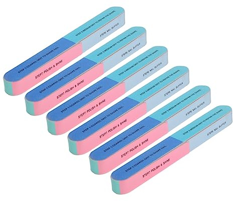 minkissy 8piezas Limas De Uñas Lados y Bloques Pulidores Herramientas Para Decoración De Uñas