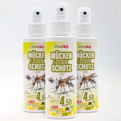 inseko Mücken- & Zeckenschutz Spray I Insektenschutz für Haut und Kleidung (300ml)