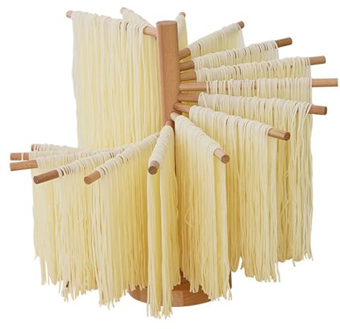 Nudel Trocknungsregal Pasta Trockenständer zusammenklappbares Holznudel -Trocknungsregal für hausgemachte Spaghetti Schnelleinstellungsnudelregal für Heimküche